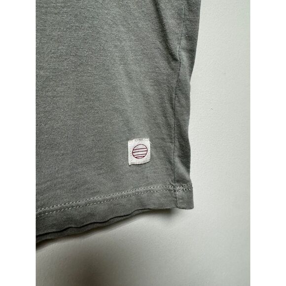 MARINE LAYER Signature Crew Tee Light Olive Green, Sz M - Picture 3 of 8